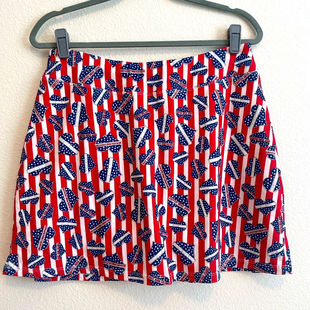 Patriotic Golf Skirt